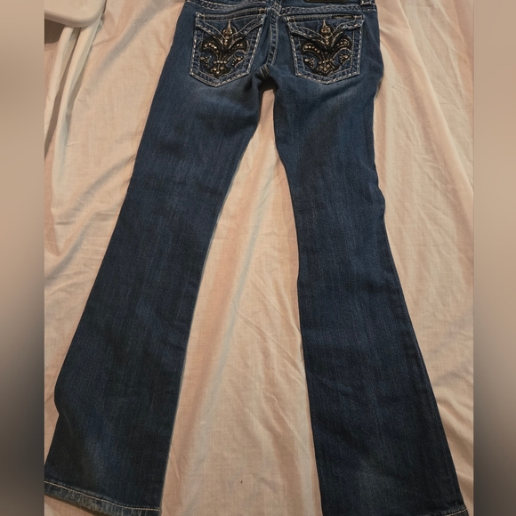 Miss Me boot cut jeans, - Picture 4 of 9